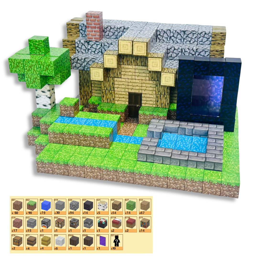 Villa - 510 magnetische bouwblokken | Klegu