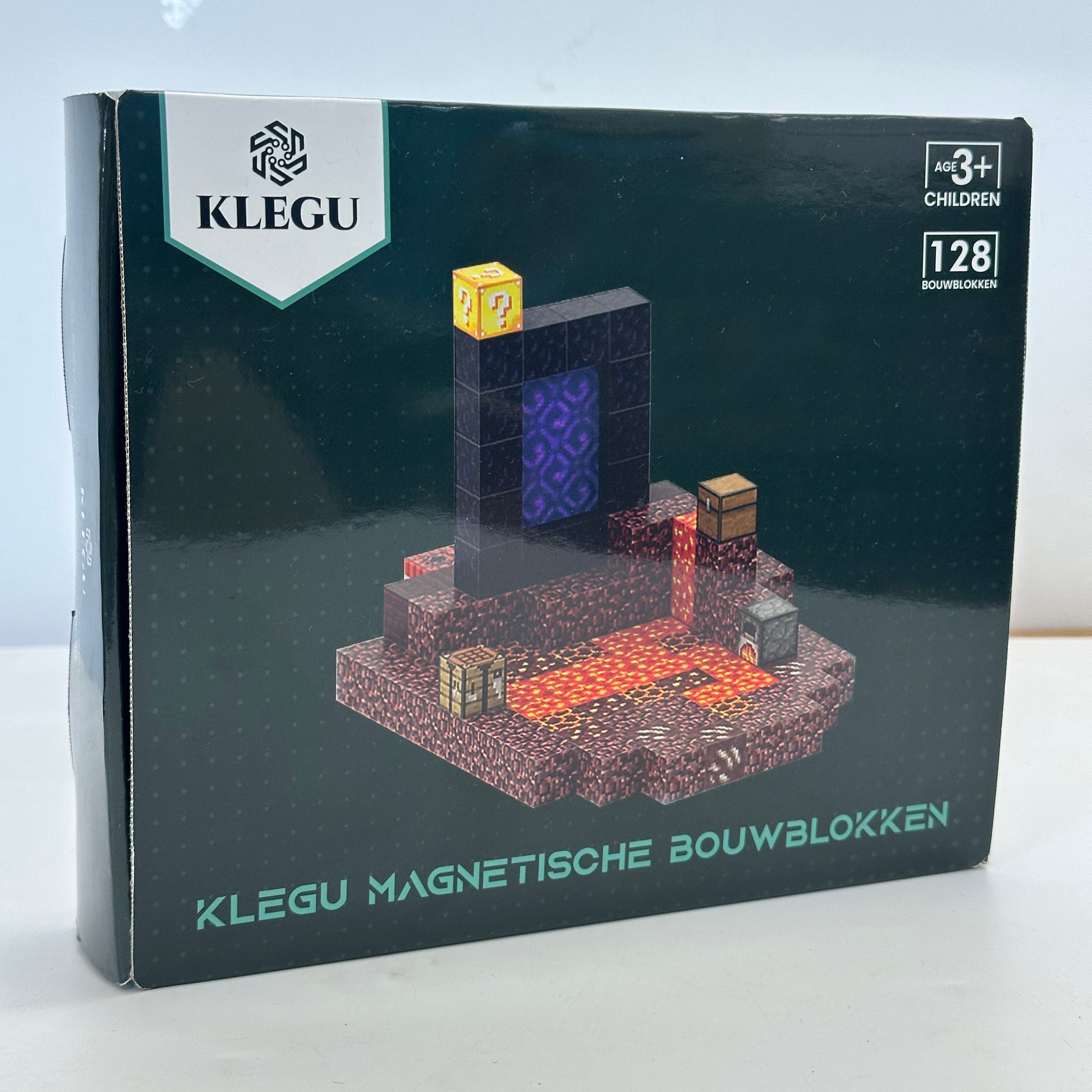 Onderwereld - 128 magnetische bouwblokken | Klegu
