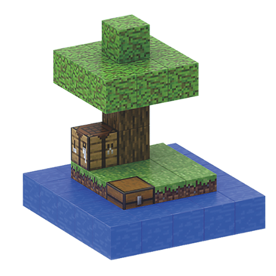Mini eiland - 38 magnetische bouwblokken