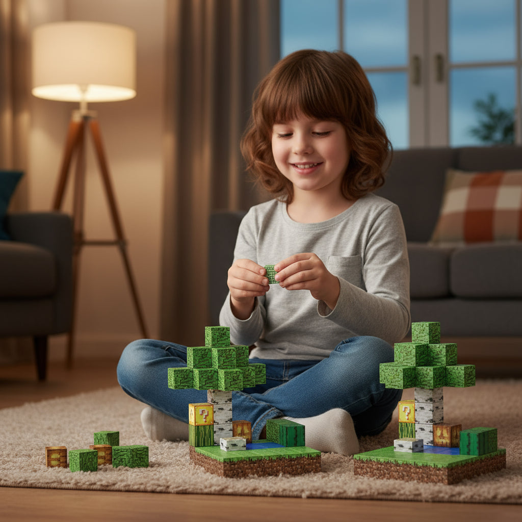 Mini bos - 48 magnetische bouwblokken | Klegu