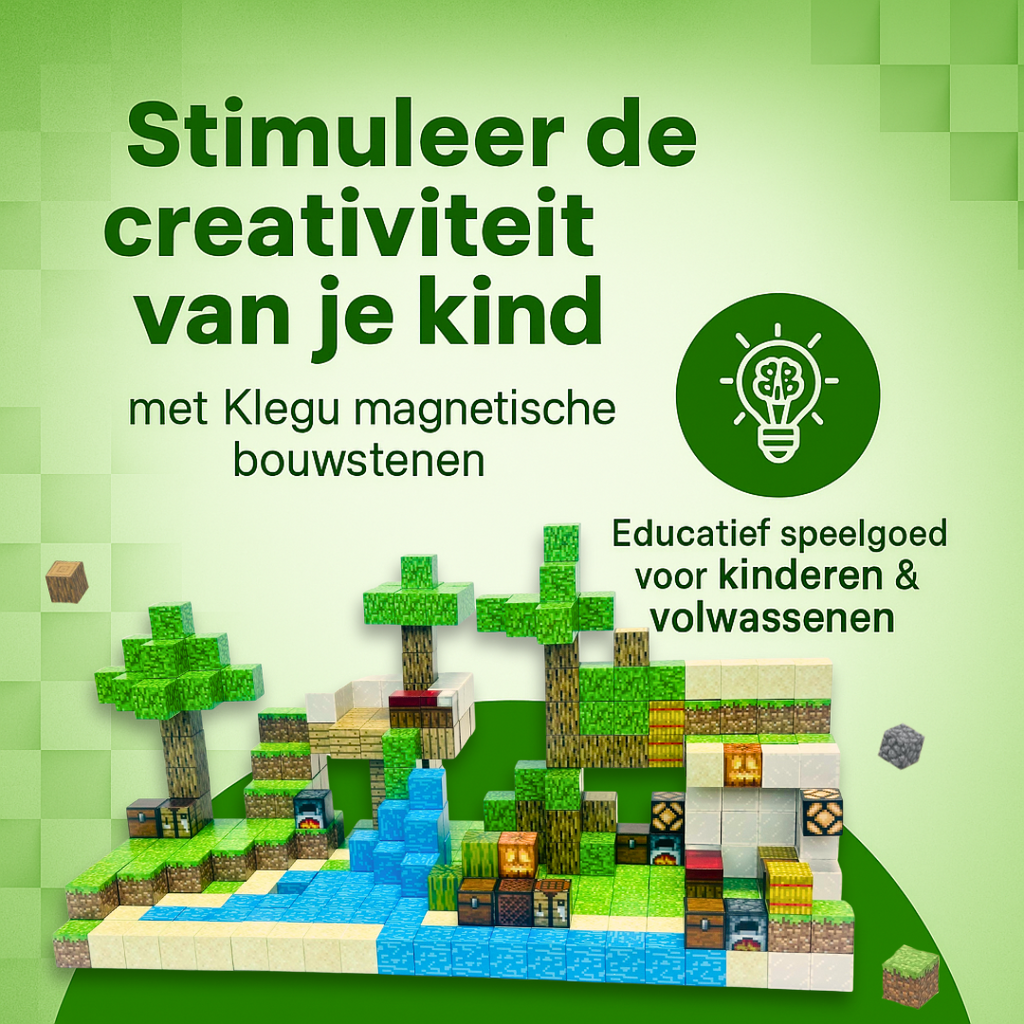 Jungle - 400 magnetische bouwblokken