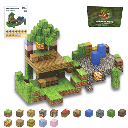 Boomhut - 216 magnetische bouwblokken