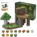 Junglehuis - 128 magnetische bouwblokken