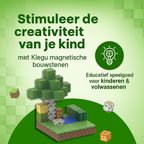 Mini bos - 48 magnetische bouwblokken