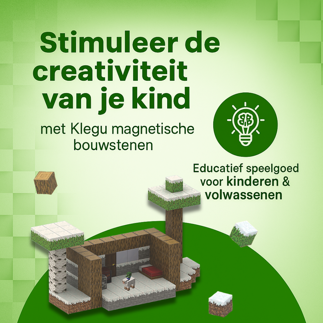 Sneeuwhut - 128 magnetische bouwblokken