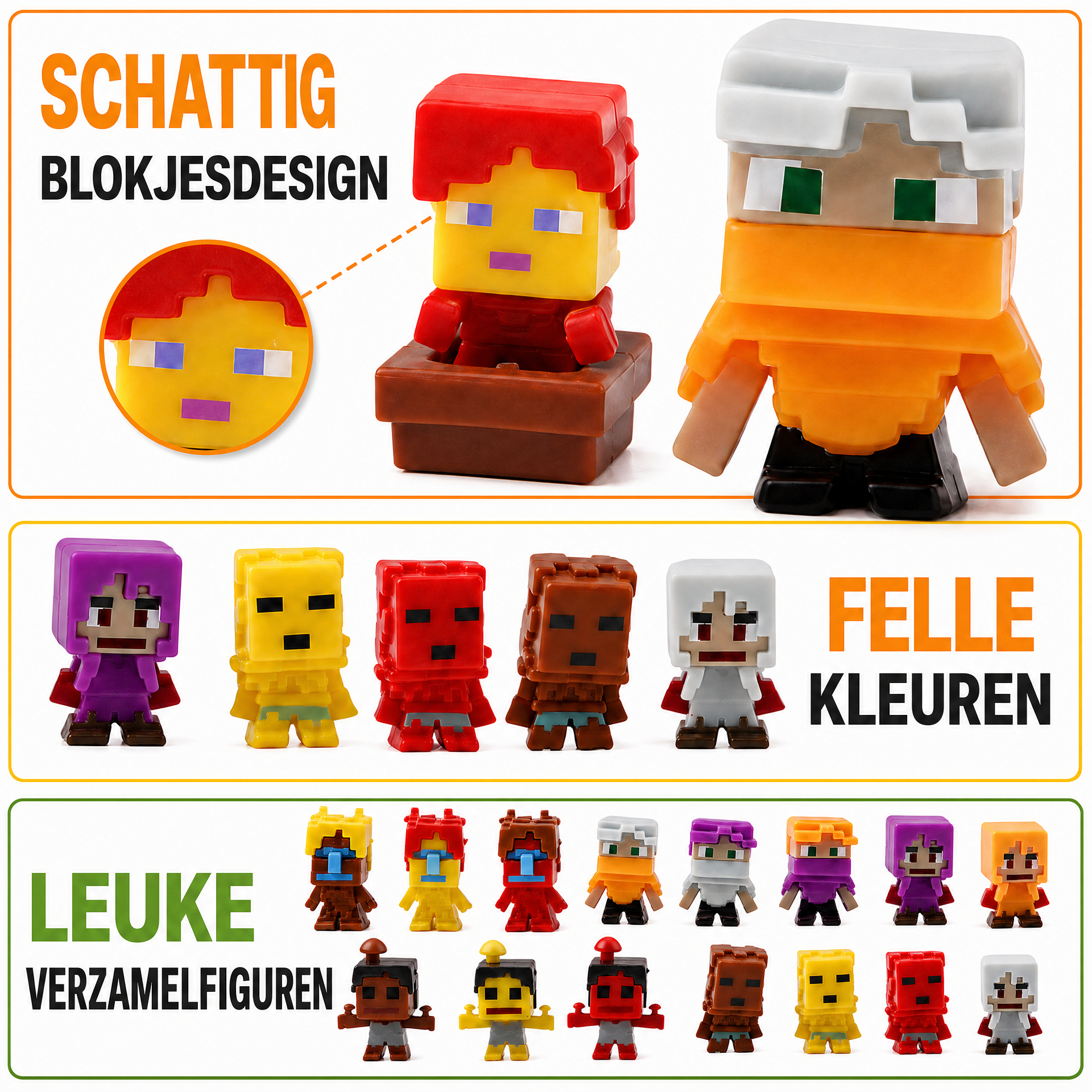 Minifigurenset - 36 delig