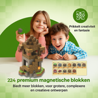 Uitkijktoren - 224 magnetische bouwblokken