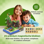 Boerderij - 212 magnetische bouwblokken