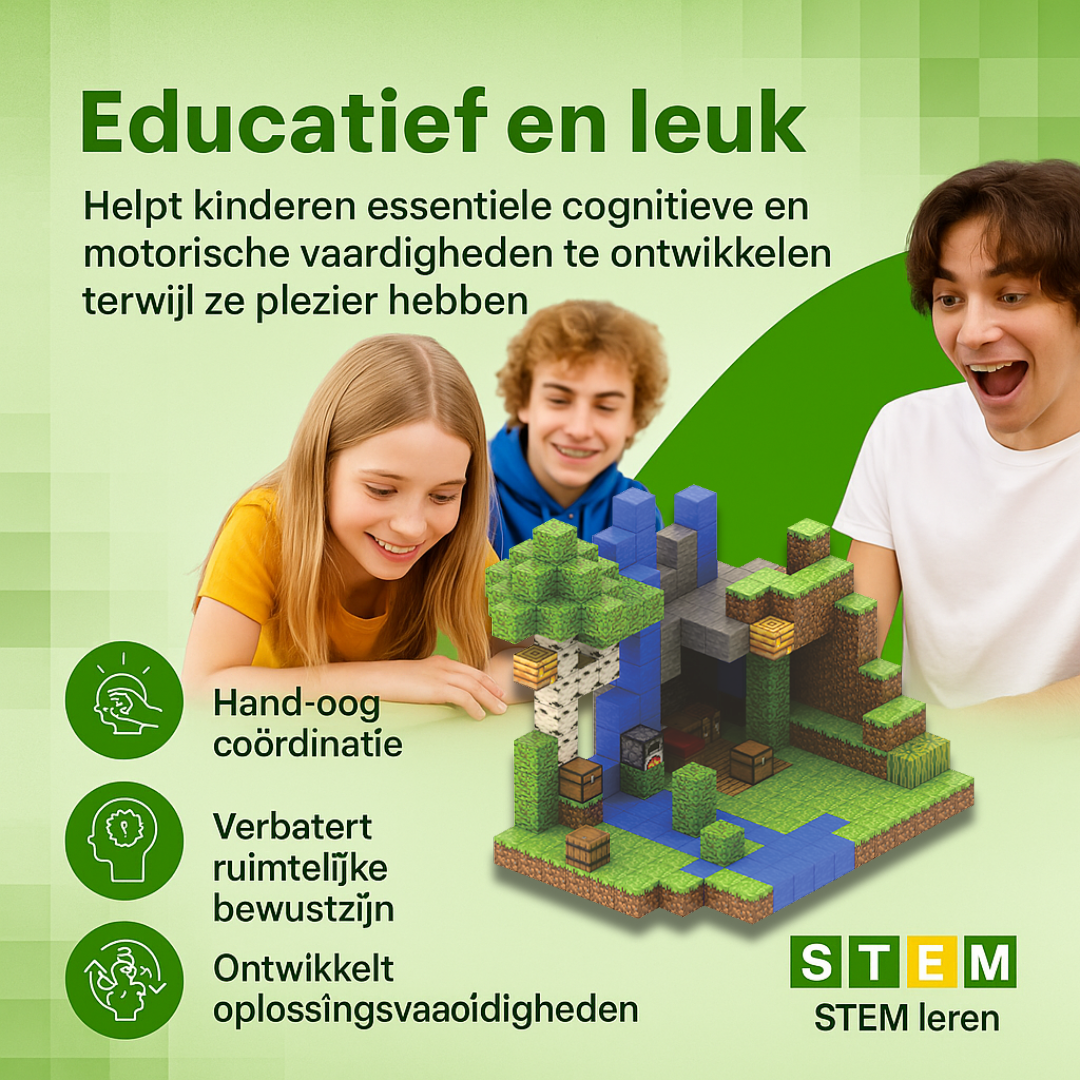 Jungle creek - 300 magnetische bouwblokken