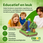 Waterval - 128 magnetische bouwblokken