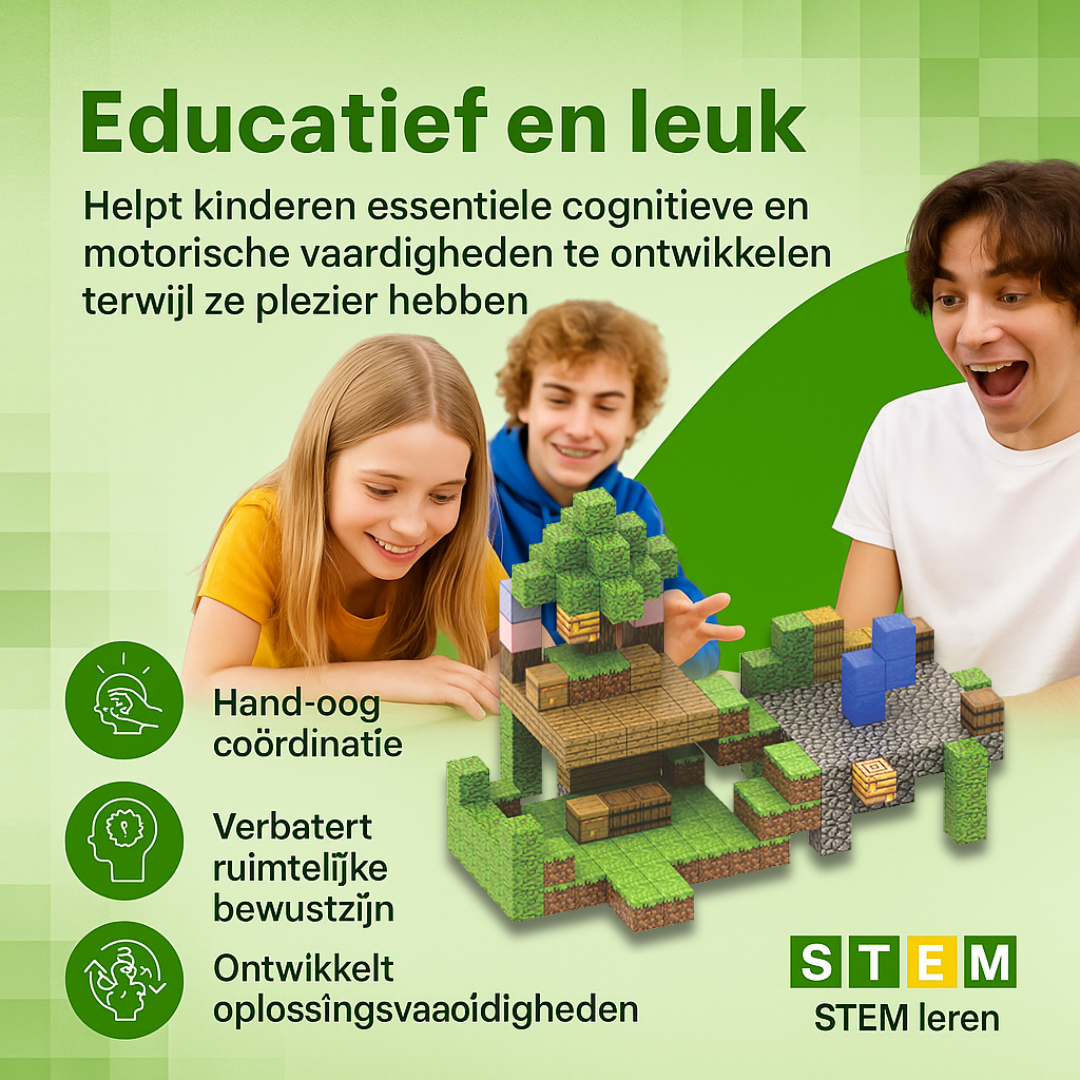 Boomhut - 216 magnetische bouwblokken