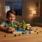 Jungle - 400 magnetische bouwblokken | Klegu