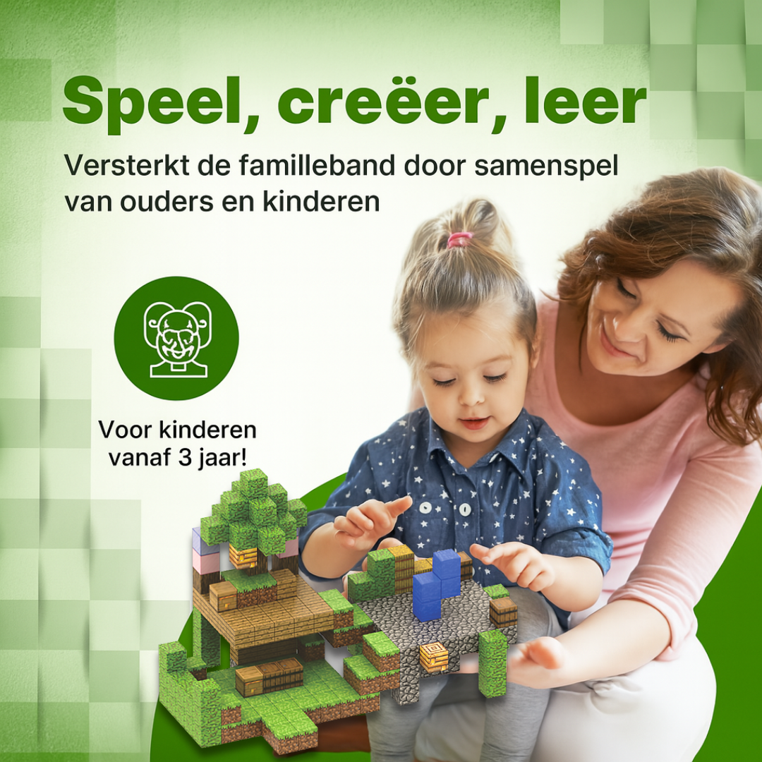 Boomhut - 216 magnetische bouwblokken