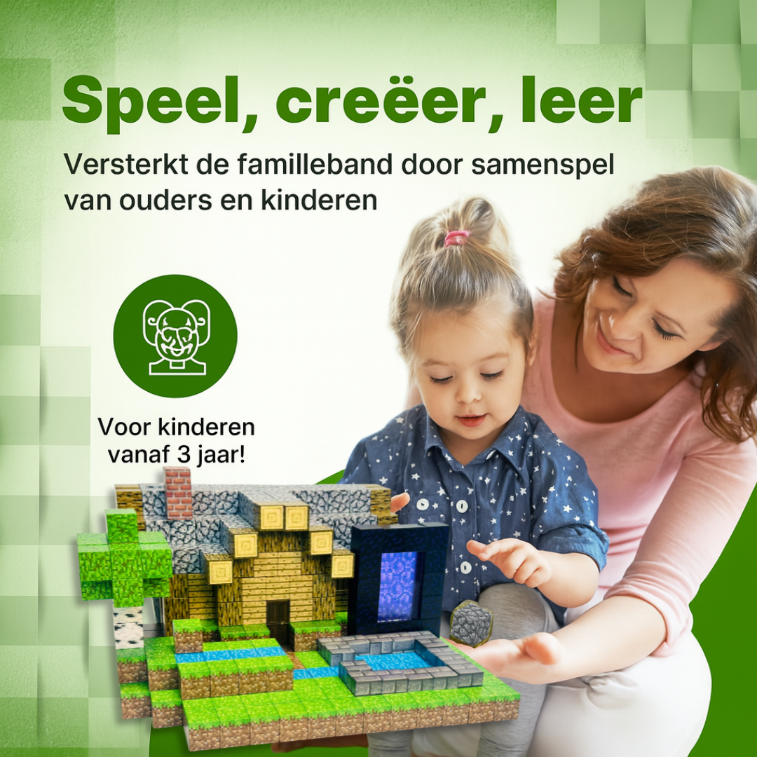 Villa - 510 magnetische bouwblokken