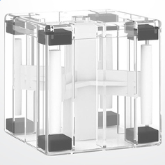 Luxe blokhut - 80 magnetische bouwblokken
