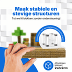 Mini eiland - 38 magnetische bouwblokken