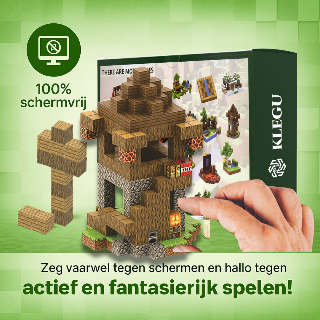 Uitkijktoren - 224 magnetische bouwblokken