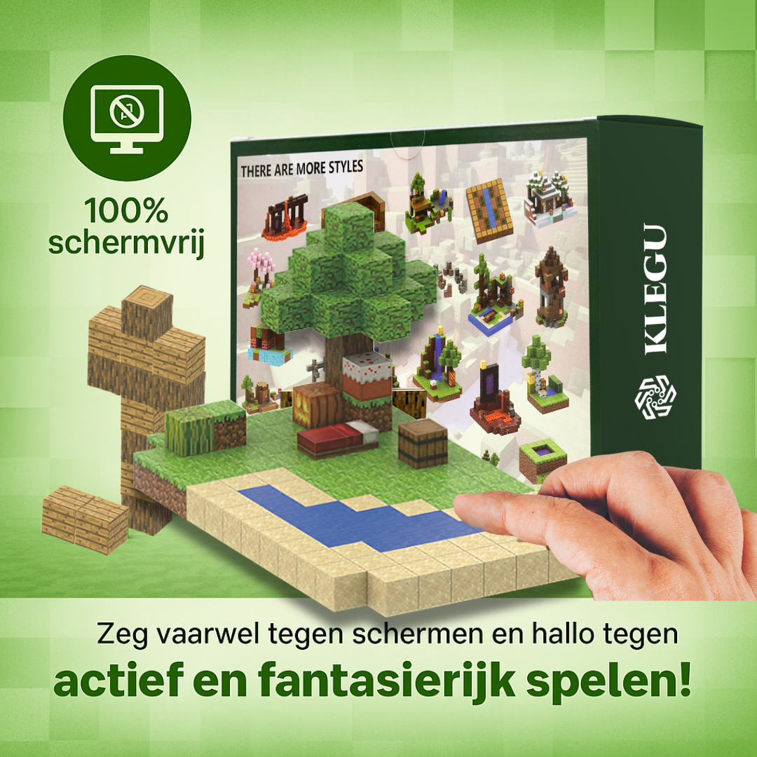 Strand - 128 magnetische bouwblokken