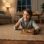 Luxe blokhut - 80 magnetische bouwblokken | Klegu