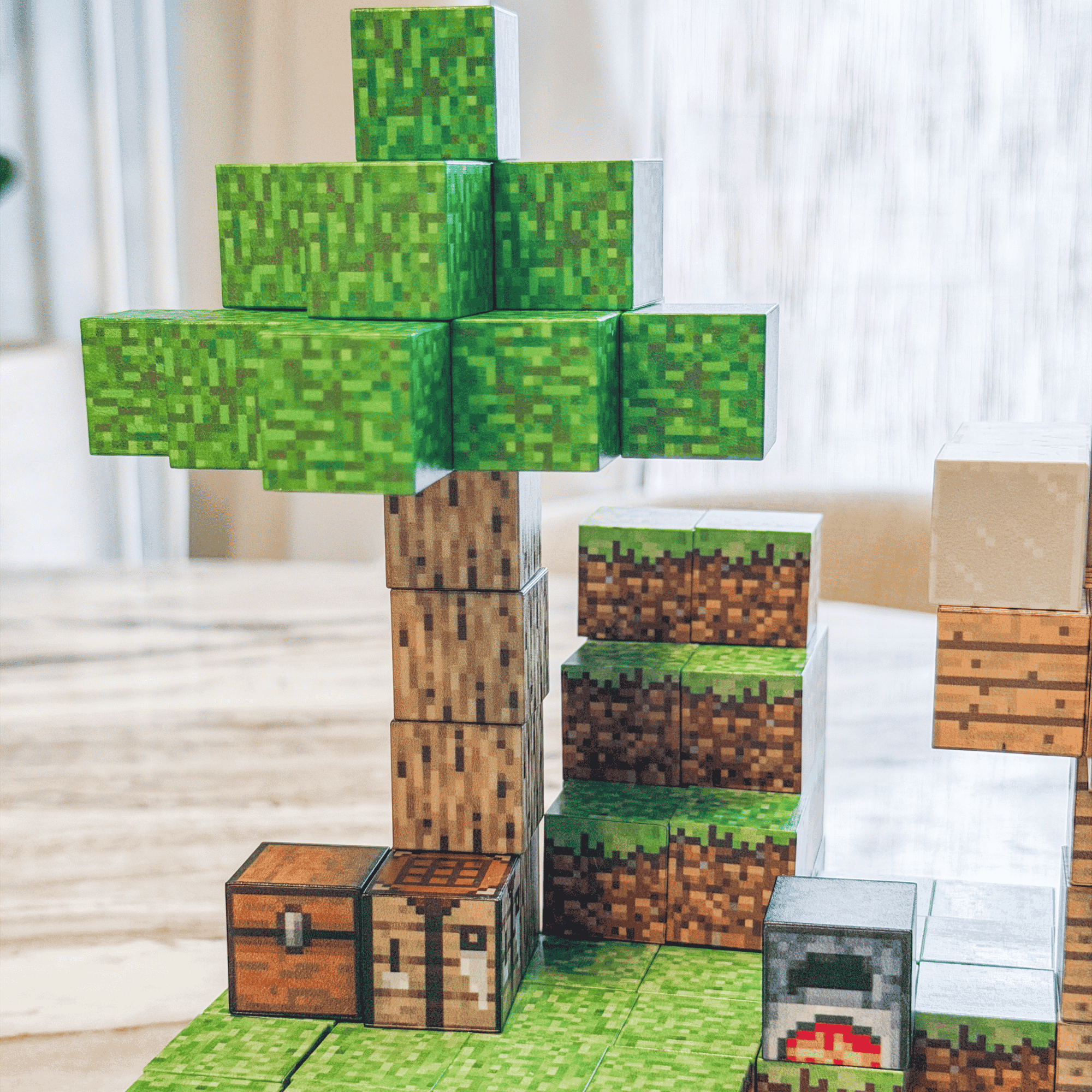 Klegu Jungle bouwset 400-delig - magnetische blokjes voor creatief bouwen