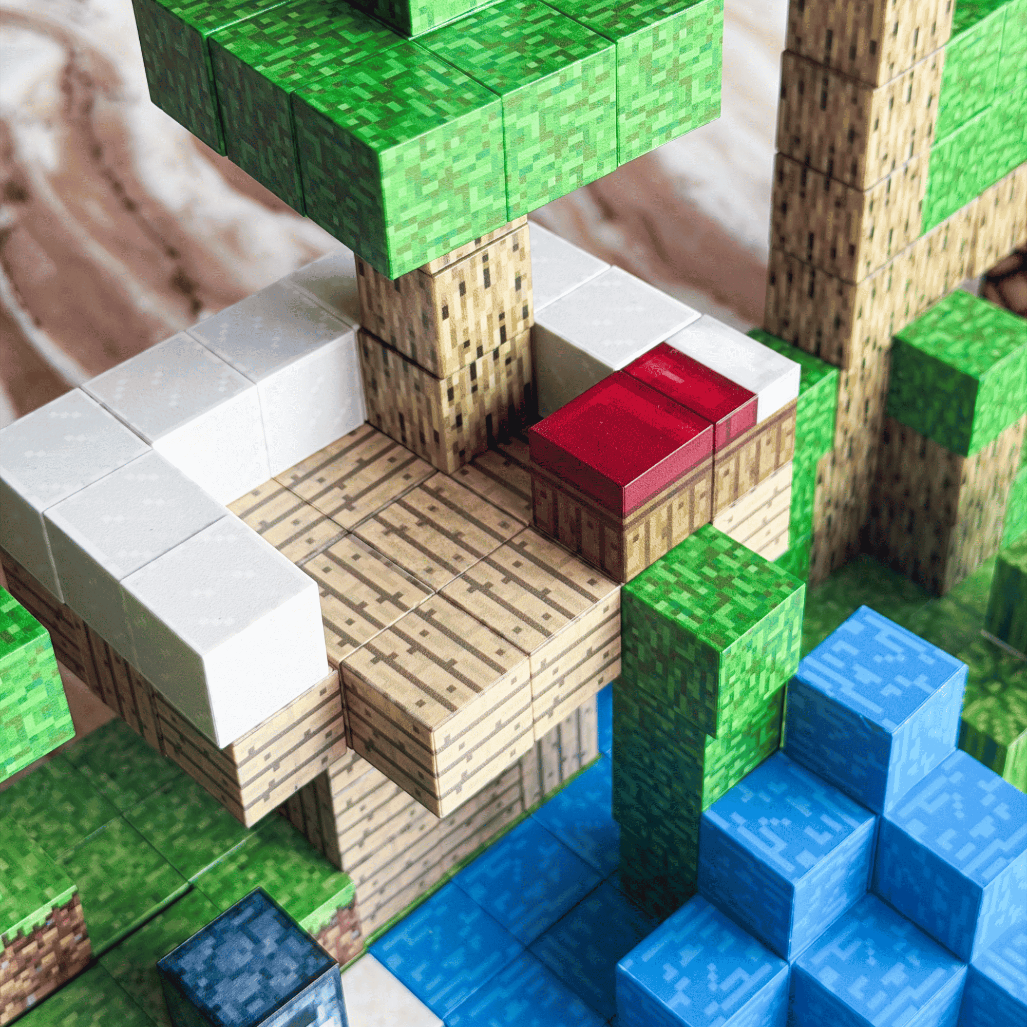 Jungle magnetische bouwblokken van Klegu - 400 stukjes voor creatief spelen