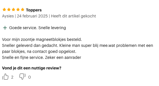 Review foto van Aysies