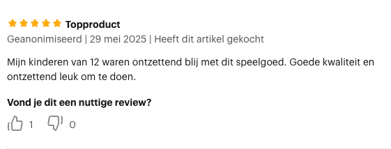 Review foto van Topproduct