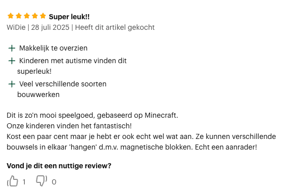 Review foto van WiDie