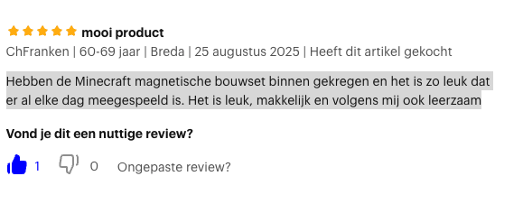 Review foto van ChFranken