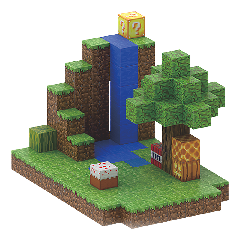 Waterval - 128 magnetische bouwblokken