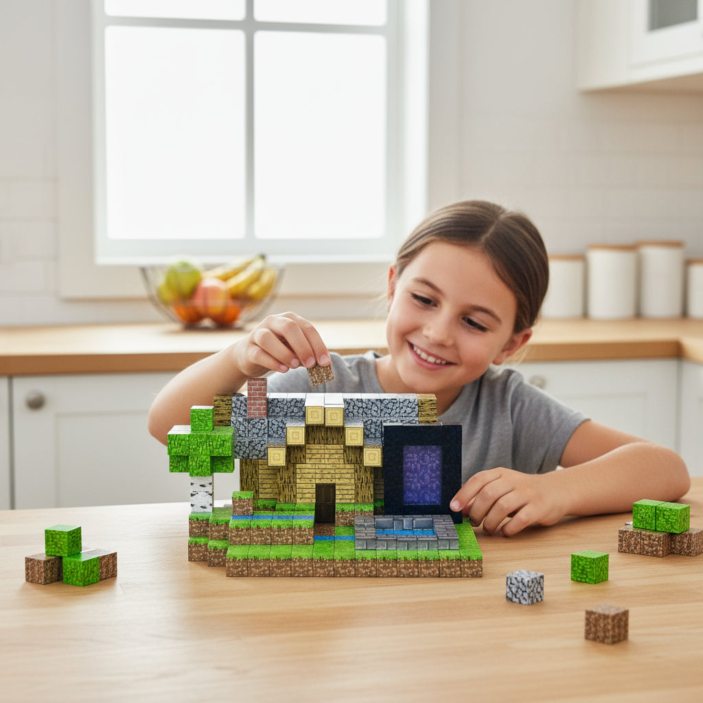 Villa - 510 magnetische bouwblokken | Klegu