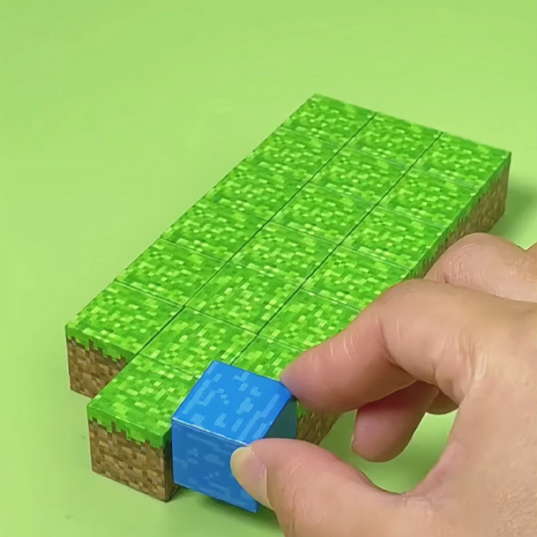 Jungle creek - 300 magnetische bouwblokken | Klegu