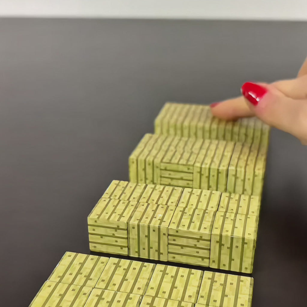 Luxe blokhut - 80 magnetische bouwblokken | Klegu